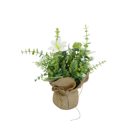 Bonsai en tissu avec sac - Grossiste plante artificielle