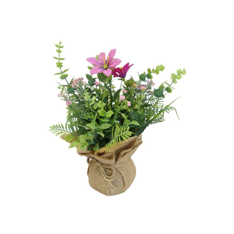 Bonsai en tissu avec sac - Grossiste plante artificielle