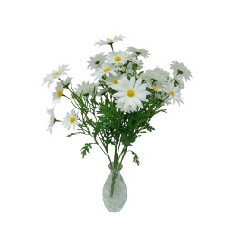 Bouquet de marguerite blanc - Grossiste fleur artificielle