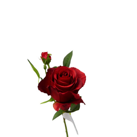 Rose spray 2 fleurs - grossiste en artificiel
