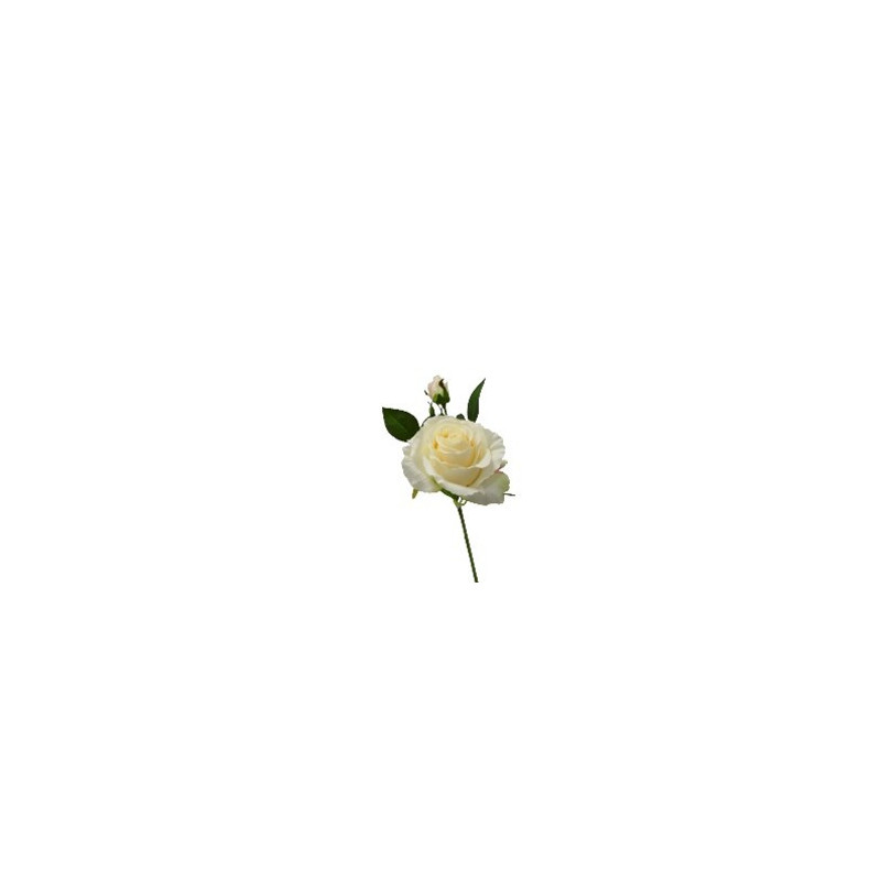 Rose spray 2 fleurs - grossiste en artificiel