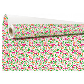 Rouleau kraft imprimé Léona - Grossiste en emballage