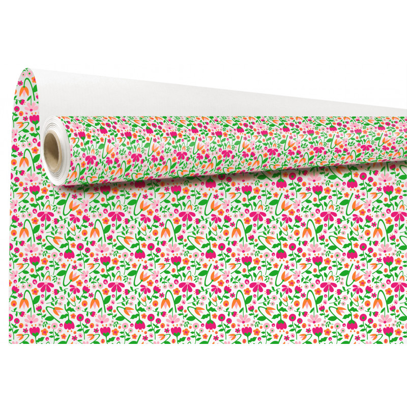 Rouleau kraft imprimé Léona - Grossiste en emballage