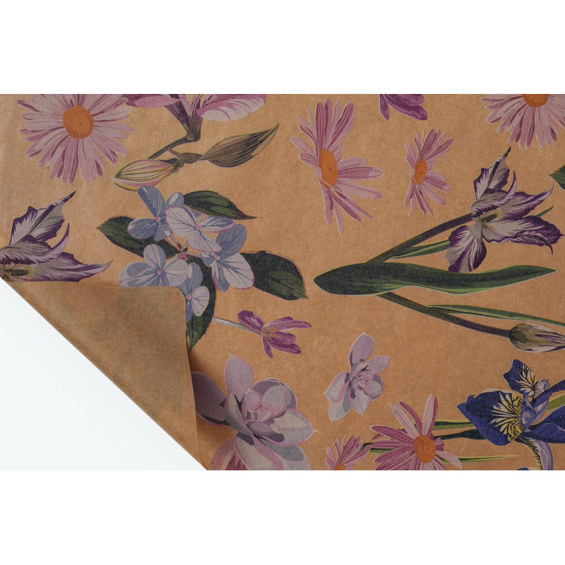 Rouleau de kraft pelliculé iris - Grossiste pour fleuriste et jardinerie