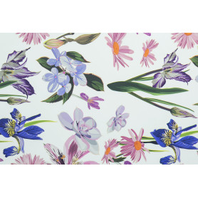 Cello transparent imprimé Iris - Grossiste pour fleuriste