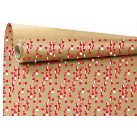 Rouleau de kraft imprimé - Bel canto - grossiste saint valentin emballage