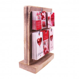 Coffret présentoir + cartes Saint Valentin - Grossiste carterie