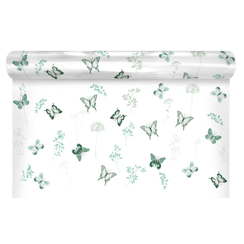 Rouleau de polypro imprimé 35µ - Floraison - Grossiste emballage