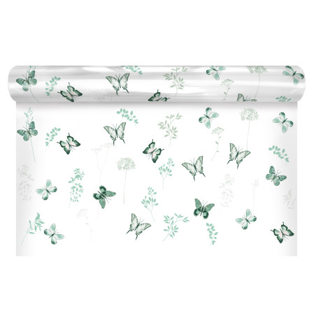 Rouleau de polypro imprimé 35µ - Floraison - Grossiste emballage