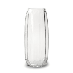 Vase en verre transparent 2 tailles - Chase - Fournisseur verrerie déco