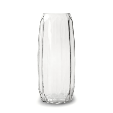 Vase en verre transparent 2 tailles - Chase - Fournisseur verrerie déco