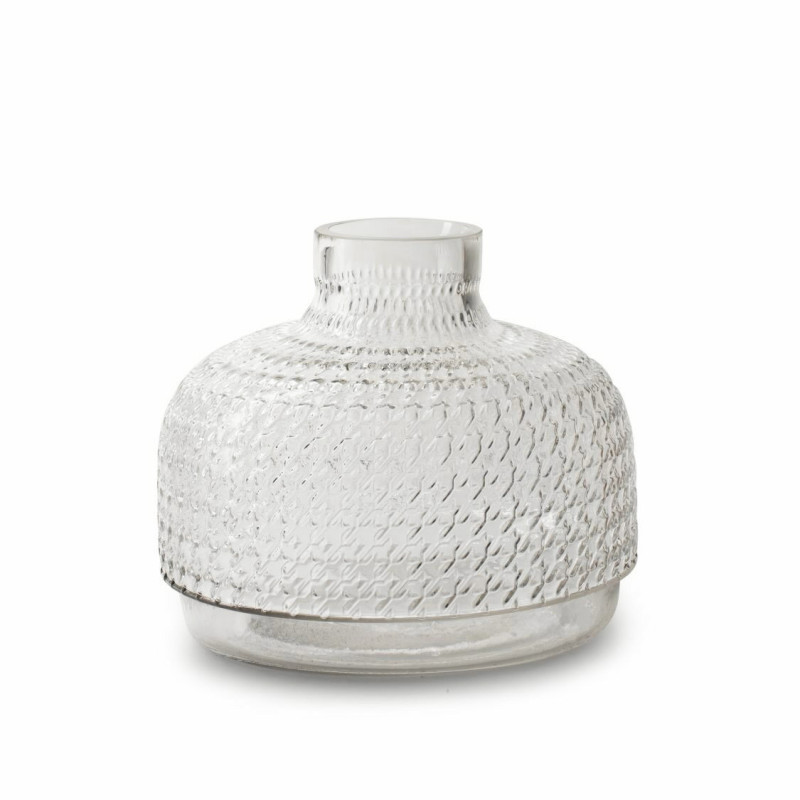 Vase soliflore rond 3 couleurs - Sari - Grossiste en décoration verrerie
