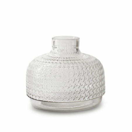 Vase soliflore rond 3 couleurs - Sari - Grossiste en décoration verrerie