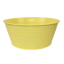 Coupe en zinc coloré D. 21cm - Solarium - Grossiste contenants métal