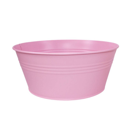 Coupe en zinc coloré D. 21cm - Solarium - Grossiste contenants métal