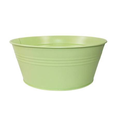 Coupe en zinc coloré D. 21cm - Solarium - Grossiste contenants métal