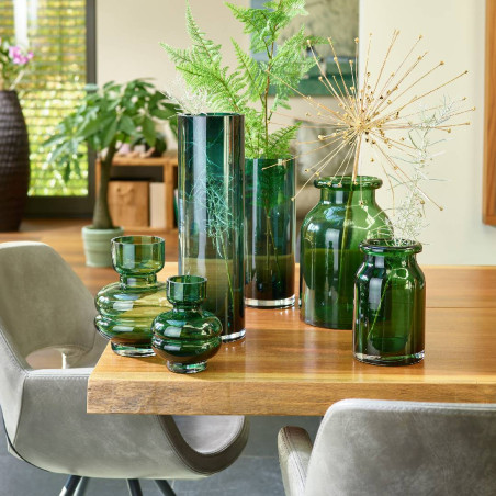 Vase bulbeux vert - Bloomera
