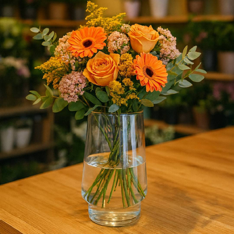 Vase en verre transparent - Enora
