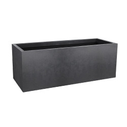 Jardinière gris anthracite 80cm - Basalt up - Fournisseurs grands bacs plastiques