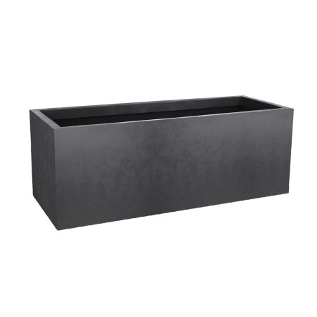 Jardinière gris anthracite 80cm - Basalt up - Fournisseurs grands bacs plastiques