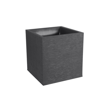 Pot carré gris anthracite 3 tailles - Graphit