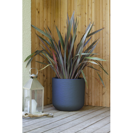 Pot rond gris 2 tailles - Graphit