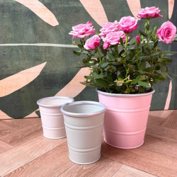 Cache-pot en zinc plusieurs tailles - Astro