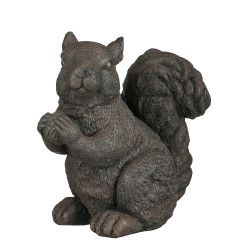 Ecureuil en résine marron - Noisette - Fournisseur décoration automne