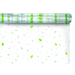 Rouleau de polypro imprimé muguet 30µ - Chanceux - grossiste fleuriste