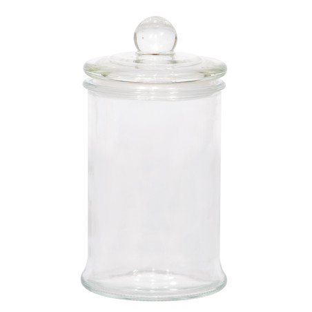 Bocal en verre avec couvercle - Bonbonnière - Grossiste en fournitures
