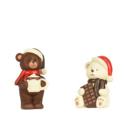 Ours en résine - Goûter - Déco de Noël grossiste