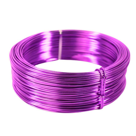 Fil aluminium déco 60M plusieurs couleurs