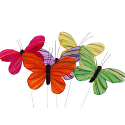 Paquet de 12 pics - Papillon