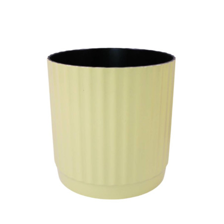 Cache-pot plastique 2 tailles 3 couleurs - Rosavie