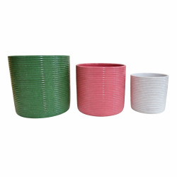 Cache-pot coloré 3 tailles - Forma