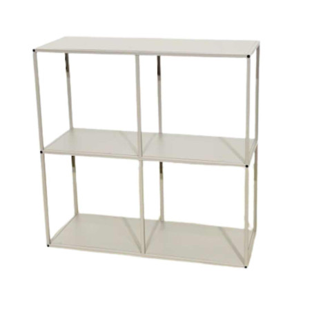 Etagère basse en métal taupe - Order