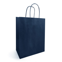 Paquet de 50 sacs kraft navy blue 3 tailles - Balto
