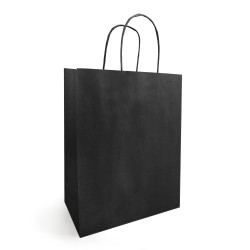 Paquet de 50 sacs kraft noir 3 tailles - Balto