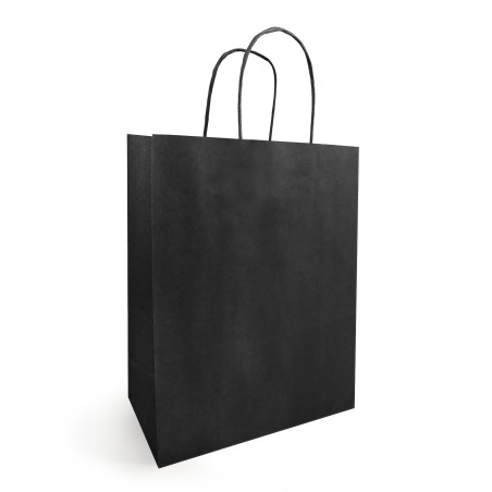 Paquet de 50 sacs kraft noir 3 tailles - Balto