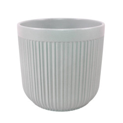 Cache-pot ligne verticale lichen 3 tailles - Stria