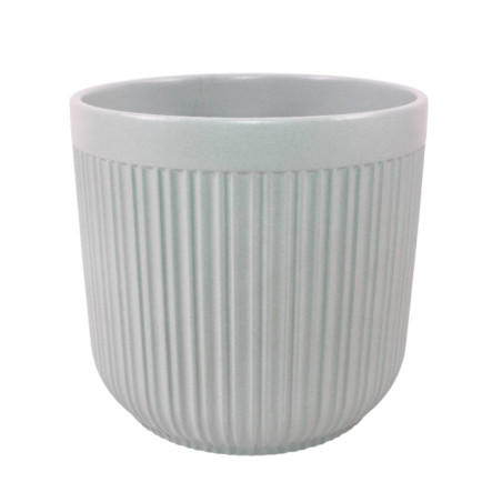 Cache-pot ligne verticale lichen 3 tailles - Stria
