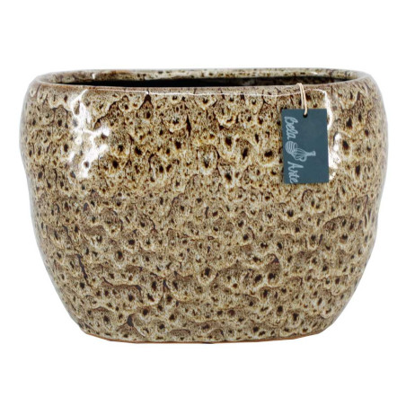 Vase oval brun - Rijsel - Grossiste en céramique