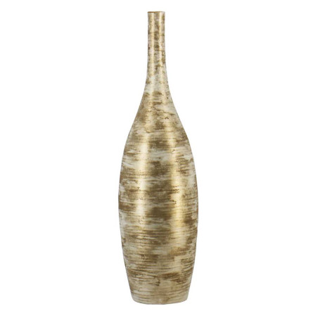 Bouteille déco blanc patiné 80cm - Funchal - grossiste en décoration