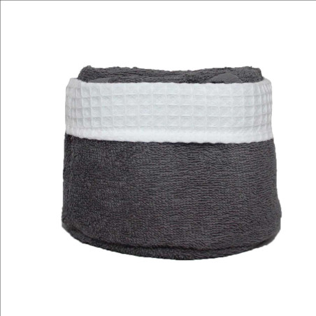 Panier + 6 serviettes 2 couleurs - Douceur - Fournisseur hotellerie