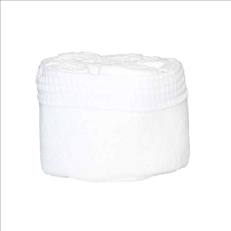 Panier + 6 serviettes 2 couleurs - Douceur - Fournisseur hotellerie