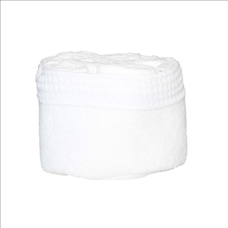 Panier + 6 serviettes 2 couleurs - Douceur - Fournisseur hotellerie