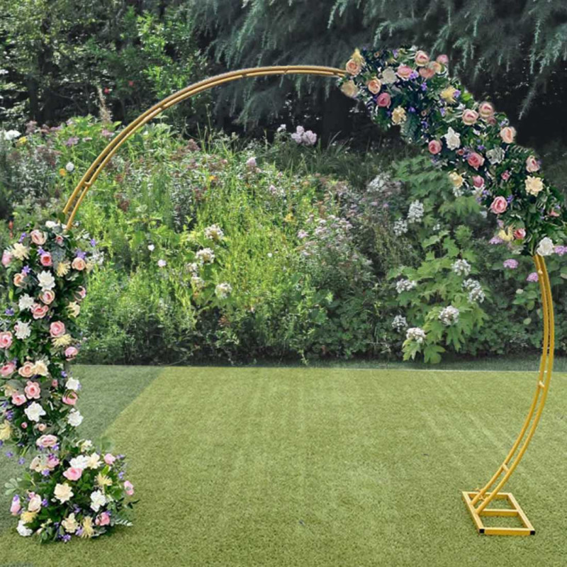 Arche ronde pour mariage 2 couleurs - Eléganza