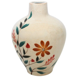 Vase haut déco florale - Boreal