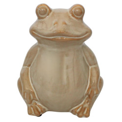 Grenouille en céramique beige - Hygge