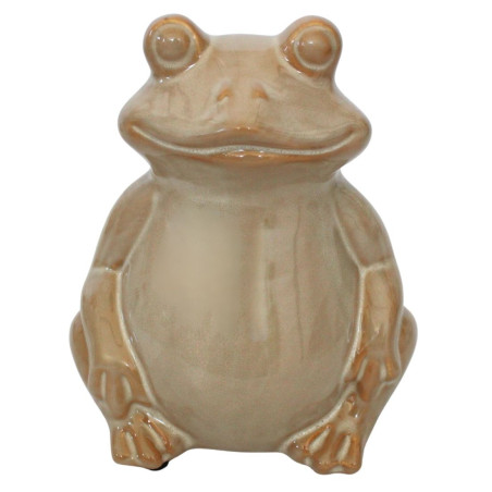 Grenouille en céramique beige - Hygge